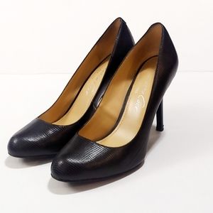 Kenneth Cole NY Black Leather Pumps Size 6.5